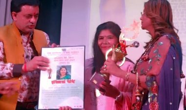 Indian Besties Award-2021 : अंतरराष्ट्रीय मैत्री सम्मेलन में भोली बेन साहित्य, शिक्षा एवं समाज सेवा के लिए पुरस्कृत