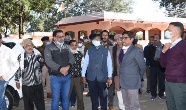 त्रिवेणी मेले में होगा स्थानीय कवि सम्मेलन, लोक नृत्य और भजन संध्या का आयोजन, कलेक्टर ने किया मेला मैदान का निरीक्षण