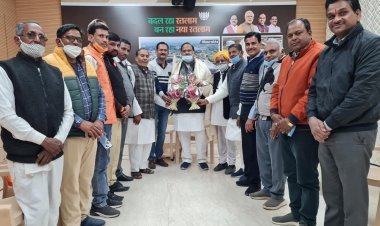 RDA द्वारा ट्रांसपोर्ट नगर का नामकरण सरदार वल्लभभाई पटेल के नाम करने का प्रस्ताव पारित करने पर विधायक काश्यप का किया अभिनंदन