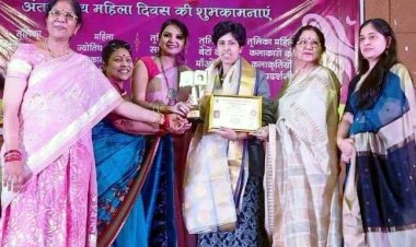 रतलाम की पत्रकार अदिति मिश्रा प्रदेश स्तरीय पुरस्कार से सम्मानित, सामाजिक सरोकार वाली पत्रकारिता के लिए तूलिका संस्था ने किया पुरस्कृत