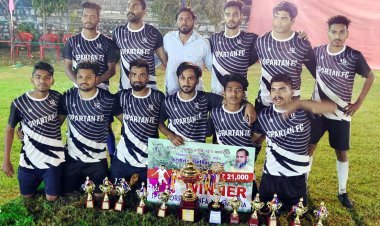 रतलाम के स्पार्टन फुटबाल क्लब ने निम्बाहेड़ा में आयोजित फुटबाल टूर्नामेंट के फाइनल में 1-0 से हासिल की जीत, खुशी से झूम उठे खिलाड़ी, देखें वीडियो