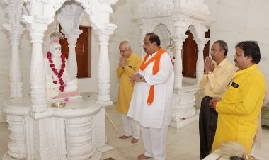 श्री जयन्तसेन धाम में सातवां ध्वजारोहण महोत्सव सम्पन्न, विधायक चेतन्य काश्यप की उपस्थिति में हुए धार्मिक अनुष्ठान