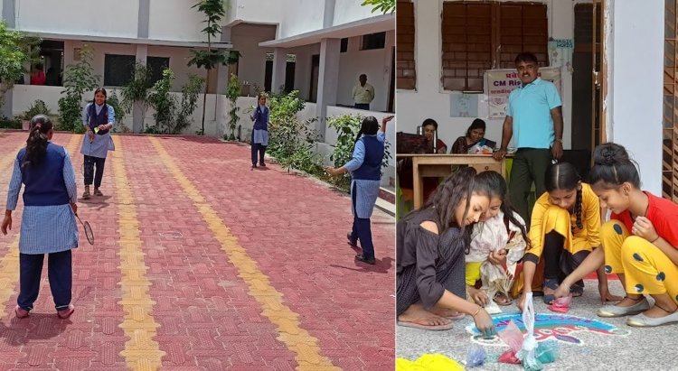 प्राइवेट स्कूलों को टक्कर दे रहा रतलाम का विनोबा सीएम राइज स्कूल, सिर्फ दो माह में बदल दी बच्चों व अभिभावकों की धारणा