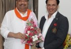 फिल्म निर्माता-निर्देशक मधुर भंडारकर ने विधायक काश्यप से की मुलाकात, फीफा विश्वकप में प्रस्तुति देने के बाद आज रतलाम लौटेंगे संगीतकार सिद्धार्थ