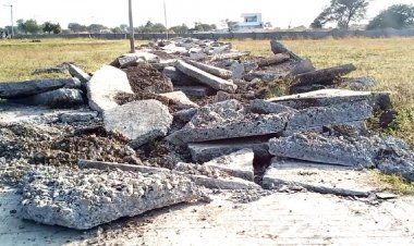 रतलाम जिले के ग्राम जामथून में एक और अवैध कॉलोनी पर हुई कार्रवाई, ध्वस्त किया निर्माण