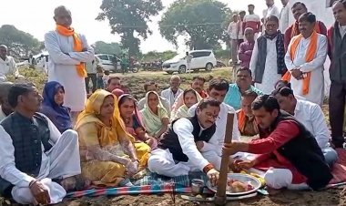 रतलाम के 3 गांवों को मिली उप स्वास्थ्य केंद्र की सौगात, डेढ़ करोड़ से बनने वाले भवनों का विधायक मकवाना ने किया भूमि पूजन