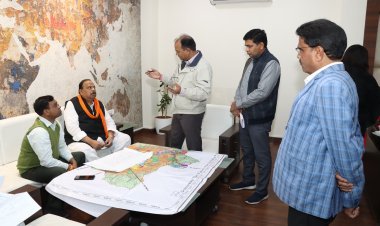शहर में नई सड़क बनाने के लिए जितने आवश्यक हों उतने ही हटाए जाएं अतिक्रमण, ट्रांसपोर्ट नगर का काम जल्द पूरा करें- विधायक चेतन्य काश्यप