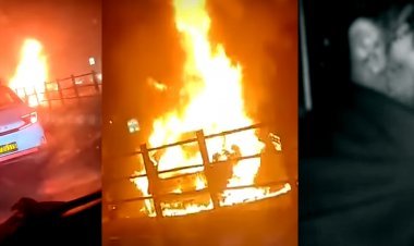 Rishabh Pant Accident : क्रिकेटर ऋषभ पंत की मर्सिडीज बेंज डिवाइडर से टकराकर उछली और लग गई आग, कार का शीशा तोड़कर निकले बाहर, गंभीर घायल