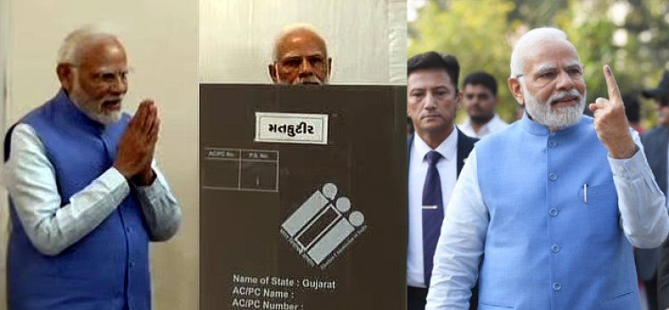 Gujarat Election 2022 : गुजरात में दूसरे चरण में अब तक 5 फीसदी से ज्यादा मतदान, PM मोदी और गृहमंत्री शाह ने अहमदाबाद में डाला वोट