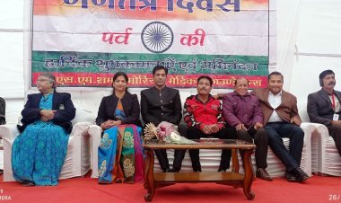 गण और तंत्र विकास की धुरी, स्वस्थ एवं समृद्ध राष्ट्र में चिकित्सकों की महत्वपूर्ण भूमिका : डॉ. मुकेश गिरी गोस्वामी