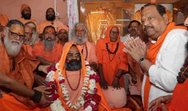 अखण्ड ज्ञान आश्रम में पौडशी भंडारे के साथ हुआ संत दर्शन और सत्संग, स्वामी देवस्वरूपानन्दजी का पट्टाभिषेक भी हुआ
