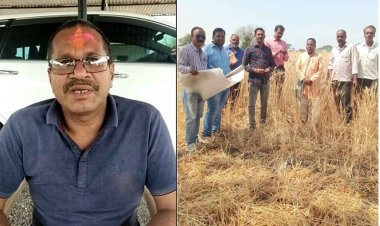 विधायक दिलीप मकवाना के निर्देश पर ओलावृष्टि से फसल को हुए नुकसान का सर्वे करने खेतों में पहुंचा प्रशासनिक अमला