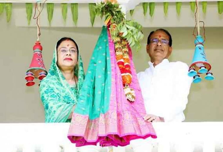 मुख्यमंत्री चौहान ने भारतीय नव वर्ष, गुड़ी पड़वा, चैती चांद और चैत्र नवरात्रि की प्रदेशवासियों को शुभकामनाएँ दी, अपने निवास पर सपत्निक स्थापित की गुड़ी