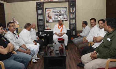 साड़ी कॉम्प्लेक्स को लेकर विधायक काश्यप से मिले व्यवसायी, शहर में 3-4 स्थानों में से उपयुक्त के चयन पर हुई चर्चा