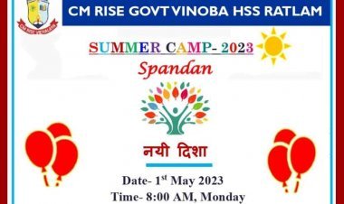 सीएम राइज विनोबा स्कूल में समर कैंप 1 मई से, गीत-संगीत व खेलकूद के साथ पर्सनालिटी डेवलपमेंट और स्किल डेवलपमेंट की लगेगी क्लास