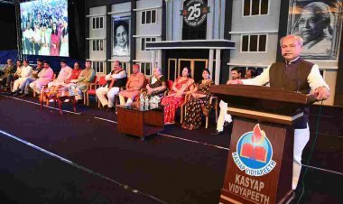 काश्यप विद्यापीठ की रजत जयंती समारोह मना, केन्द्रीय मंत्री तोमर ने शिक्षा और स्वास्थ्य में जताई निजी सहयोग आवश्यक
