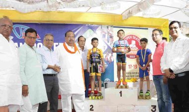 राज्य स्तरीय स्केटिंग स्पर्धा में बच्चों ने दिखाई प्रतिभा, विधायक चेतन्य काश्यप की उपस्थिति में हुए पुरस्कृत