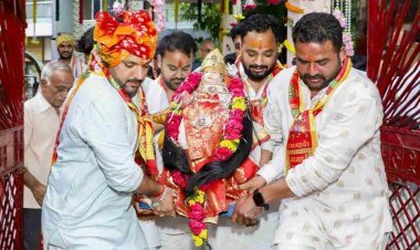 पिपलेश्वर महादेव मंदिर में हुई दशामाता की प्राण-प्रतिष्ठा, अंबर परिवार के मयंक जाट बने मुख्य यजमान