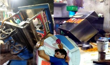 गुंडों के हवाले शहर ! गायत्री टॉकीज रोड पर स्ट्रीट फूट व्यवसायी पर चाकुओं से हमला, दुकान में तोड़-फोड़ भी की