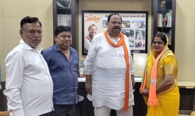 भाजपा जिला मंत्री पद्मा जायसवाल एवं नेहा मेहर ने विधायक चेतन्य काश्यप को धन्यवाद ज्ञापित किया