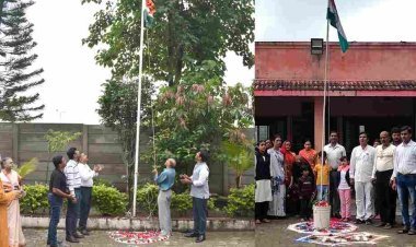 अहिंसा ग्राम और आयुष ग्राम में मना आजादी का जश्न, अनुशासन से संस्कारवान समाज बनाने का दिया संदेश