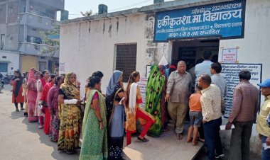 अपडटे न्यूज : रतलाम जिले में 83.62 फीसदी हुआ मतदान, सर्वाधिक 89.50 प्रतिशत मत सैलाना और सबसे कम 73.55 रतलाम शहर विधानसभा में डले