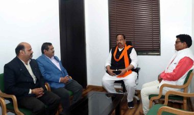 कैबिनेट मंत्री चेतन्य काश्यप ने स्वास्थ्य सेवाओं में कसावट लाने के दिए निर्देश, कोरोना से निपटने के लिए हर स्तर पर तैयार रहने के लिए कहा