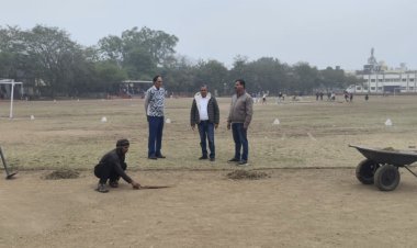 24वें खेल चेतना मेला के लिए तैयार हो रहे खेल मैदान, 9 से 12 जनवरी तक शहर में होंगी खेल स्पर्धाएं