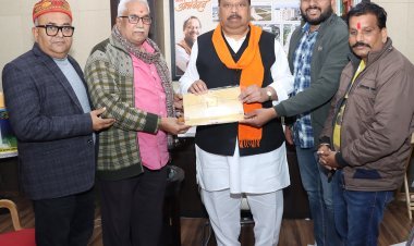 कैबिनेट मंत्री चेतन्य काश्यप को श्री राम धाम अयोध्या का अपूर्व अनादिक आमंत्रण