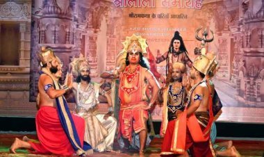 श्री लीला समारोह के के दूसरे दिन श्री हनुमान लीलाओं का हुआ मंचन, भक्तिमति शबरी लीला