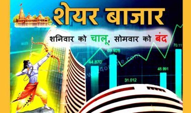 शेयर बाजार भी रहेगा बंद : शनिवार को करें दिनभर ट्रेडिंग क्योंकि 22 जनवरी को नहीं खुलेगा शेयर बाजार, आरबीआई का मनी मार्केट भी बंद रहेगा