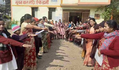 बेटियां पावन दुवाएं हैं... : हस्ताक्षर अभियान के माध्यम से किया ‘बेटियों के जन्म और उनकी शिक्षा के लिए प्रेरित, शपथ भी दिलाई