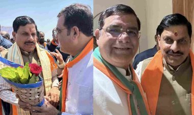 भाजपा नेता विनोद करमचंदानी ने किया मुख्यमंत्री मोहन यादव का स्वागत, आर्ट्स एंड साइंस कॉलेज की बेहतरी में सहयोग के लिए चर्चा भी की