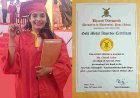 रतलाम की बेटी को सफलता : डॉ. चैताली लालन को आयुर्वेद में MD डिग्री मिलने पर मिला गोल्ड मेडल, भारतीय विद्यापीठ पुणे के 25वें दीक्षांत समारोह में हुई सम्मानित