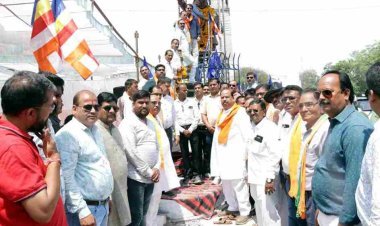 भारत रत्न डॉ. भीमराव आंबेडकर की 133वीं जयंती पर भाजपा, कांग्रेस और जन अभियान परिषद ने अर्पित किए श्रद्धा सुमन