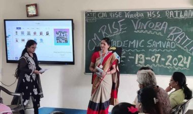 विश्व के टॉप-10 में शामिल CM राइज विनोबा स्कूल में हुआ अकादमिक संवाद, शिक्षकों ने अपने अध्ययन और इंडक्शन पैक के माध्यम से किया संवाद