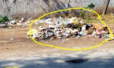 रण्डी का दण्ड फकीर को ! जहां कचरा डालने पर पार्षद पति पर हुआ जुर्माना, जिम्मेदारों ने अब तक वहां सफाई करवाना जरूरी नहीं समझा