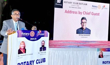 80 साल बेमिसाल : सामाजिक सेवा कार्यों में अग्रणी रहते हुए गरीबों व जरूरतमंदों की सेवा निष्ठा से सेवा करती है रोटरी- राजू सुब्रमण्यम