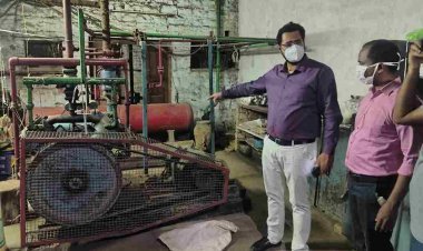 बड़ी खबर ! MP के जावरा स्थित बर्फ फैक्ट्री में हुआ अमोनिया गैस का रिसाव, पुलिस प्रशासन ने की त्वरित कार्रवाई कर बंद करवाया रिसाव, एसपी ने लिया जायजा