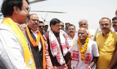 मुख्यमंत्री डॉ. मोहन यादव का रतलाम आगमन पर हुआ आत्मीय स्वागत, मंत्री चेतन्य काश्यप भी रहे मौजूद