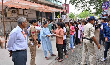 NEET संपन्न : डॉक्टर बनने के लिए 3347 परीक्षार्थियों में से 3256 ने दी परीक्षा, 91 गैरहाजिर रहे, सीसीटीवी कैमरे से रखी नजर, मुस्तैद रहे अफसर