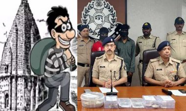 एक ही रात में रतलाम के तीन मंदिरों में चोरी करने वाले दो चोर गिरफ्तार, बाइक चुराई, महाराष्ट्र के मंदिर में भी की थी चोरी