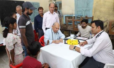 रतलाम : मध्य प्रदेश परशुराम कल्याण बोर्ड का पहला सेवा प्रकल्प, डॉ. निशिकांत शर्मा की स्मृति में निःशुल्क स्वास्थ्य शिविर