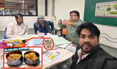 मध्याह्न भोजन खाने के बाद रावटी के सांदीपनि विद्यालय के 14 बच्चों को हुई पेट दर्द की शिकायत, जिला पंचायत के ACO ने की जांच, भोजन भी चखा