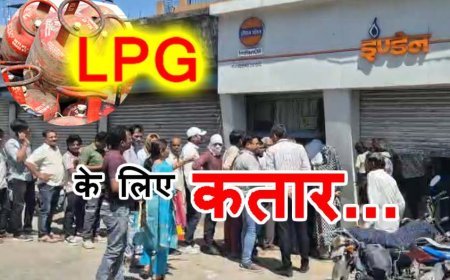LPG की ऑनलाइन बुकिंग में आई दिक्कत, गैस एजेंसी पर लगी लोगों की कतार, कलेक्टर बोलीं- जिले में कोई कमी नहीं, शिकायत के लिए कंट्रोल रूम बनाया, हेल्पाइन नंबर जारी