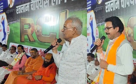 RCL सीजन-4 : रतलाम चैंपियन लीग का आतिशबाजी के साथ हुआ शुभारंभ, हिंद टाइटंस ने 62 रन का लक्ष्य मात्र 16 गेंद में 62 रन बना कर जीता मैच