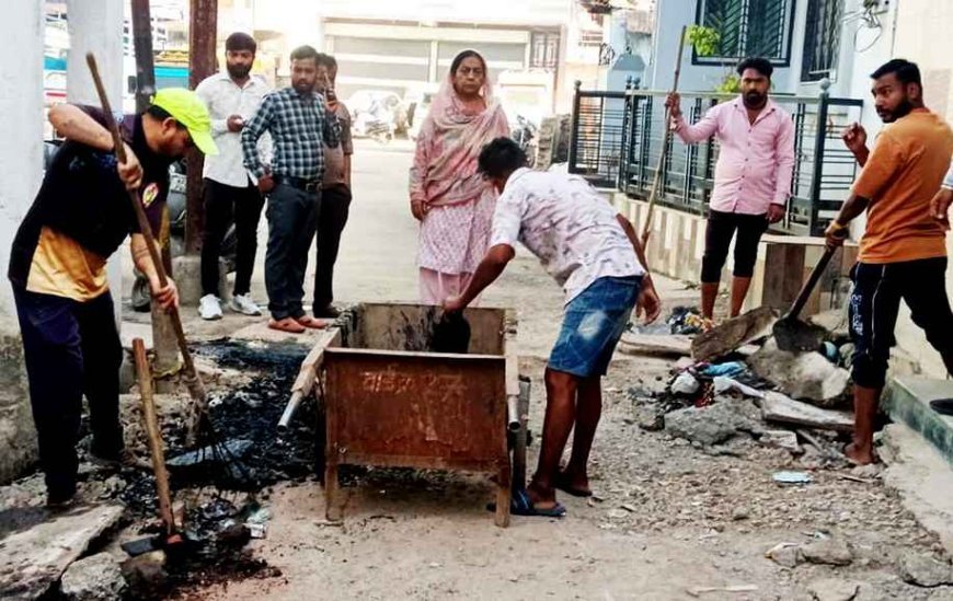भ्रष्टाचार की सीवरेज लाइन ! ‘अमृत’ की पाइप लाइन हुई ध्वस्त, ‘विष’ बह रहा सड़कों पर, पार्षद शेरानी की दहाड़- ठेकेदार का भुगतान रोको