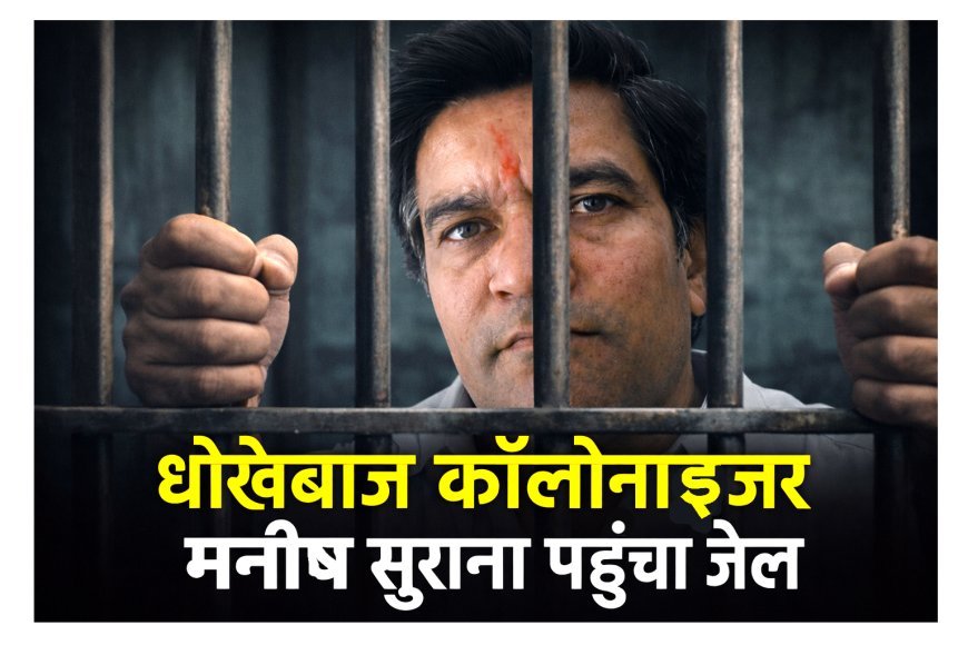 ब्रेकिंग न्यूज ! धोखेबाज कॉलोनाइजर मनीष सुराना को न्यायालय ने भेजा जेल, नगर निगम में बंधक प्लॉट बेचने का मामला