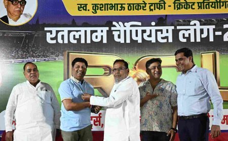 क्रिकेट स्पर्धा : रतलाम चैंपियन लीग (RCL) सीजन 4 रोमांचक दौर में, अब तक 8 अर्द्ध शतक लगे, इंडियन गोल्ड ने 34 गेंदों में ही भेद दिया 109 रन का लक्ष्य