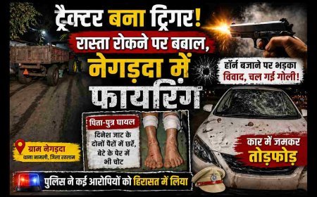 रास्ता रोका, गुस्सा भड़का… और हो गई ठांय-ठांय, रतलाम के नेगड़दा में हुए विवाद में पिता-पुत्र घायल